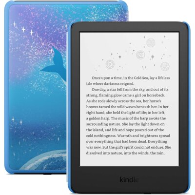 Czytnik e-booków AMAZON Kindle Kids Space Whale 6", Podświetlany ekran, Wi-Fi, Bez reklam