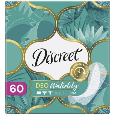 Wkładki higieniczne DISCREET Deo Waterlily (60 sztuk)