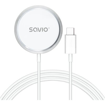 Ładowarka indukcyjna SAVIO LA-11 15 W Biały
