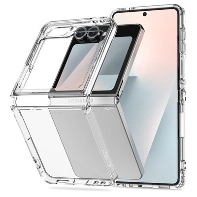 Etui TECH-PROTECT Flexair Hybrid do Samsung Galaxy Z Flip 6/7 FE Przezroczysty