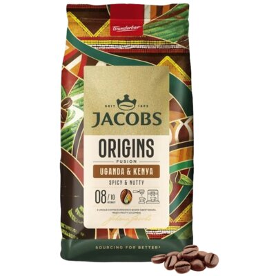 Kawa ziarnista JACOBS Orignis Fusion Uganda & Kenya Beans 1 kg