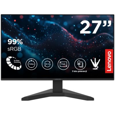 Monitor LENOVO Legion R27S 27" 1980x1080px IPS 144Hz 1ms [MPRT]