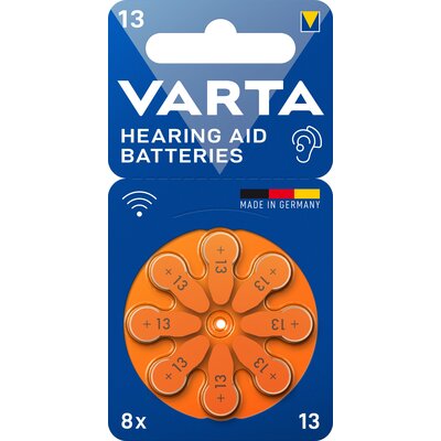 Baterie do aparatu słuchowego VARTA 13 PR48 (8 szt.)