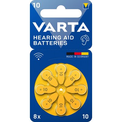 Baterie do aparatu słuchowego VARTA 10 PR70 (8 szt.)
