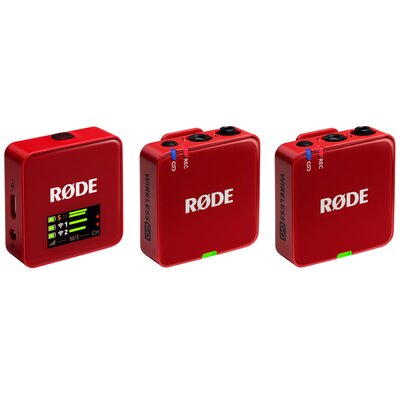 System bezprzewodowy RODE Wireless Go III Czerwony