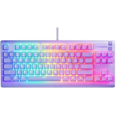 Klawiatura STEELSERIES Apex 3 TKL US Lawendowy
