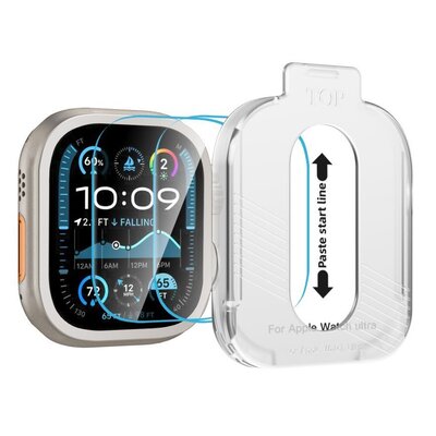 Szkło hartowane TECH-PROTECT Easy Set+ do do Apple Watch Ultra z serii 1/2/3 (49 mm) (2 szt.)