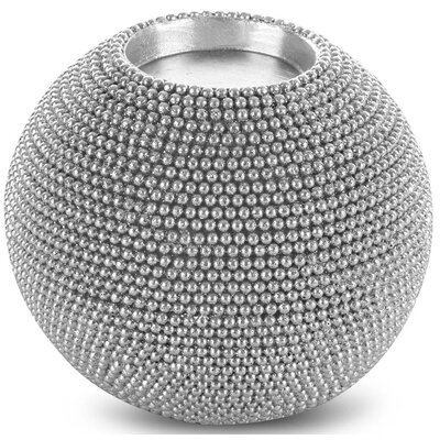 Świecznik stojący EUROFIRANY Eldo Srebrny