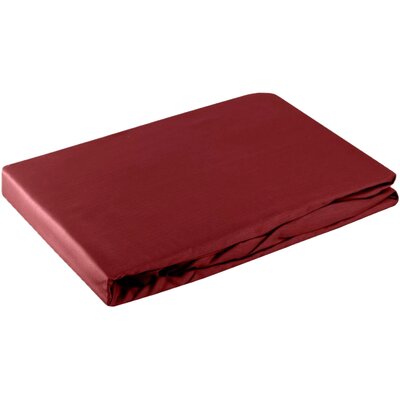 Prześcieradło EUROFIRANY Nova3 z gumką 220 x 200 cm Czerwony