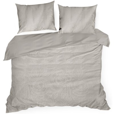 Pościel EUROFIRANY Żak 220 x 200 cm Szaro-beżowy