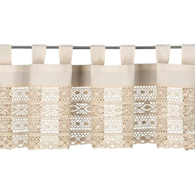 Firana gotowa EUROFIRANY Maddeline 150 x 35 cm Jasnobeżowy