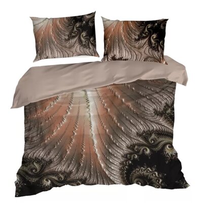 Pościel EUROFIRANY Reina18 160 x 200 cm Brązowy