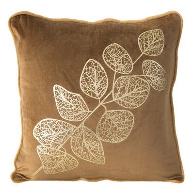 Poszewka EUROFIRANY Popla 45 x 45 cm Złoty