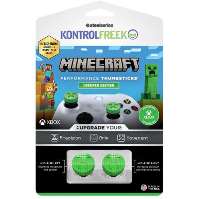 Nakładki na analogi KONTROLFREEK Minecraft Creeper do padów Xbox One/Xbox X/S