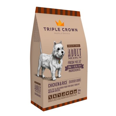 Karma dla psa TRIPLE CROWN Housy Dog Kurczak z ryżem 14 kg