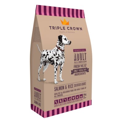 Karma dla psa TRIPLE CROWN Sensitive Dog Łosoś z ryżem 14 kg