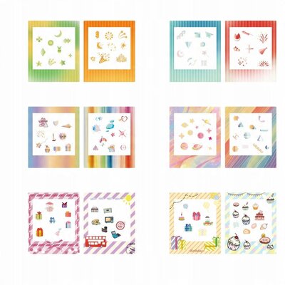 Zestaw ramek LOVEINSTANT SB10270 do FujiFilm Instax SQUARE SQ1/SQ6/SQ20/SQ40/SQ10 Wielokolorowy