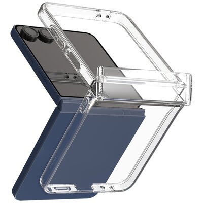 Etui ARAREE Duple 360 do Samsung Galaxy Z Flip 7 Przezroczysty