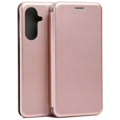Etui BELINE Book Magnetic do Samsung Galaxy A17 5G Różowo-złoty
