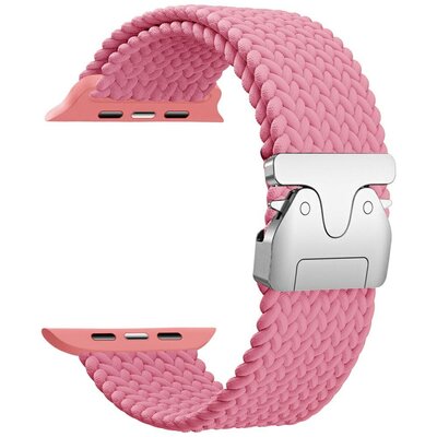 Pasek BELINE Woven Nylon Parachute do Apple Watch do koperty 38/40/41 mm Różowy