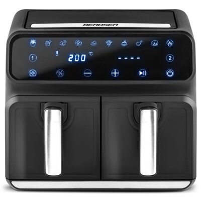 Air Fryer Frytkownica beztłuszczowa BERDSEN BD-653 8l z podwójnym koszem