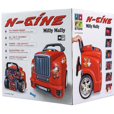 Zabawka silnik rozkręcalny MILLY MALLY N-gine Czerwony