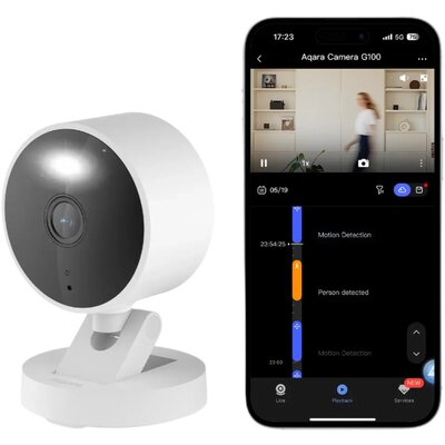 Kamera AQARA G100 Select Zewnętrzna / Wewnętrzna, Wi-Fi Biały