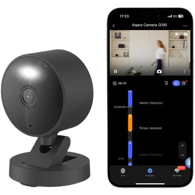 Kamera AQARA G100 Select Zewnętrzna / Wewnętrzna, Wi-Fi Czarny