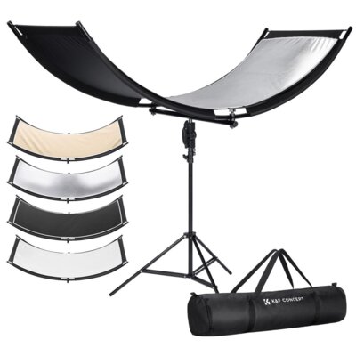 Blenda fotograficzna K&F CONCEPT KF18.0012, 4w1, U-Shape 180 x 60 cm