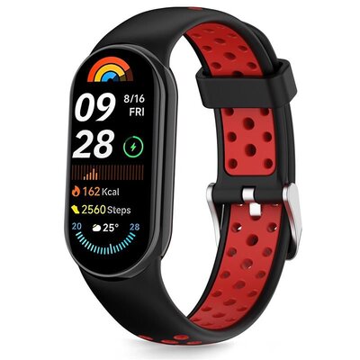 Pasek TECH-PROTECT IconBand Air do Xiaomi Smart Band 8/9/10/NFC Czarno-czerwony