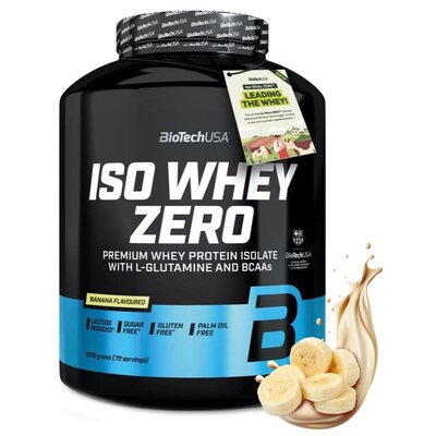 Odżywka białkowa BIOTECH Iso Whey Zero Bananowy (1816 g) Bez cukru