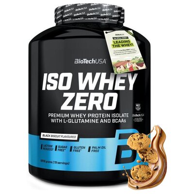 Odżywka białkowa BIOTECH Iso Whey Zero Ciasteczkowy (1816 g) Bez cukru