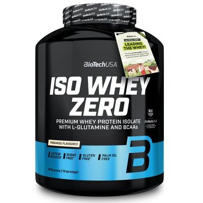 Odżywka białkowa BIOTECH Iso Whey Zero Tiramisu (1816 g) Bez cukru