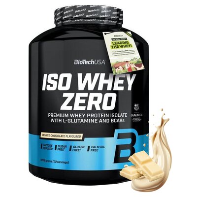 Odżywka białkowa BIOTECH Iso Whey Zero Biała czekolada (1816 g) Bez cukru