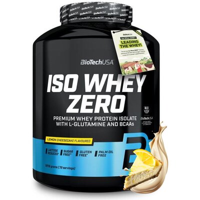Odżywka białkowa BIOTECH Iso Whey Zero Sernik-cytrynowy (1816 g) Bez cukru