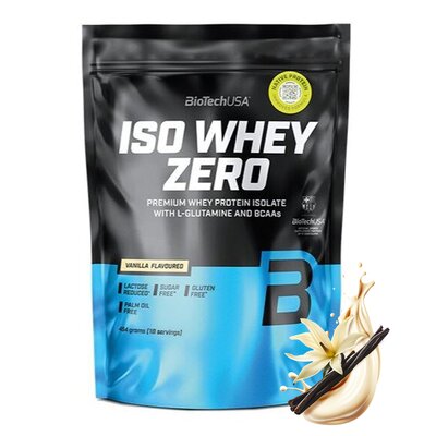 Odżywka białkowa BIOTECH Iso Whey Zero Waniliowy (454 g) Bez cukru