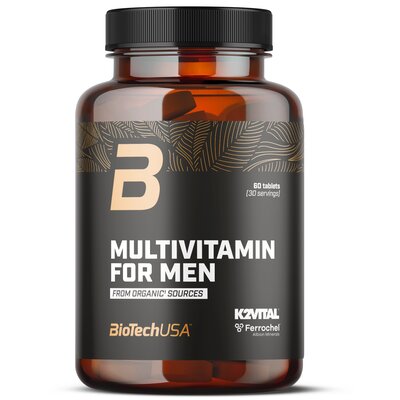 Kompleks witamin i minerałów BIOTECH For men (60 tabletek)