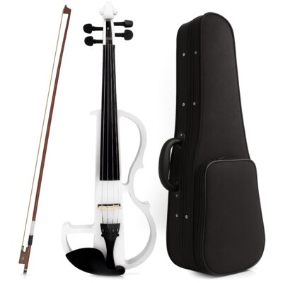 Skrzypce elektryczne MUSICMATE MM-VN200-W StradiVolt Biały