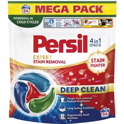 Kapsułki do prania PERSIL Discs Expert 4 in 1 Stain - 54 szt.