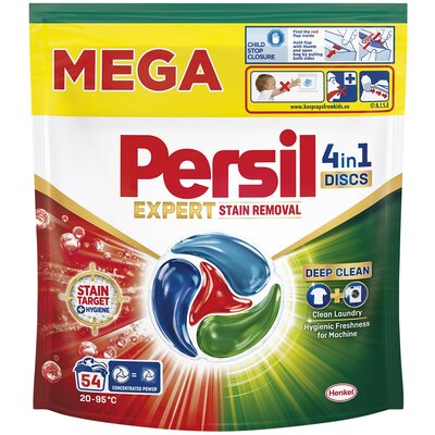Kapsułki do prania PERSIL Discs Expert 4 in 1 Stain - 54 szt.