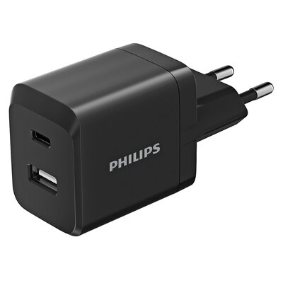 Ładowarka sieciowa PHILIPS DLP5321NB/12 45W Czarny + Kabel USB-C-USB-C