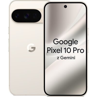 Smartfon GOOGLE Pixel 10 Pro 5G 16/128GB 6.3" 120Hz Porcelanowy