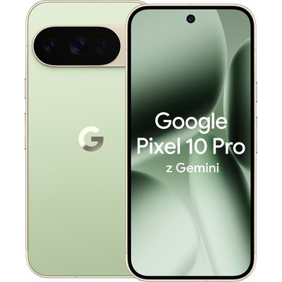 Smartfon GOOGLE Pixel 10 Pro 5G 16/256GB 6.3" 120Hz Jadeitowy