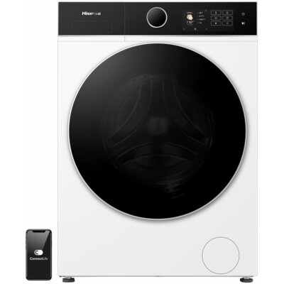 Pralko-suszarka HISENSE Seria 5i WD5I1045BWQ, 10,5/6kg, iJet, iFit, AutoDosing, Pierz i susz w 49', WIFI ConnectLife
