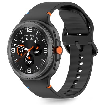 Pasek TECH-PROTECT Silicone do Samsung Galaxy Watch 8/Classic (40/44/46 mm) Czarny