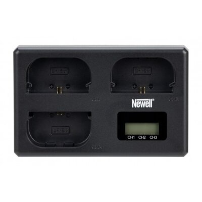 Ładowarka trójkanałowa NEWELL TT-USB-C do akumulatorów Canon LP-E6