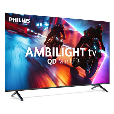 Telewizor PHILIPS 85MLED910 85" QD-Mini LED 4K 144 Hz VRR 4K Titan OS Ambilight x3 Dolby Atmos Dolby HDMI 2.1