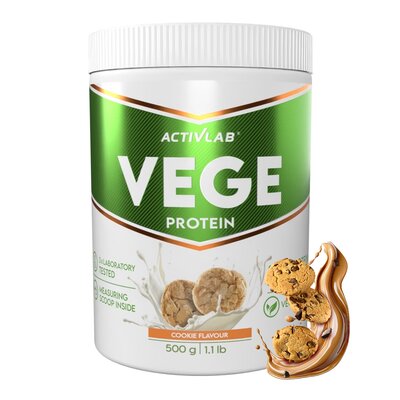 Odżywka białkowa ACTIVLAB Vege Protein Ciasteczkowy (500 g) Bez laktozy