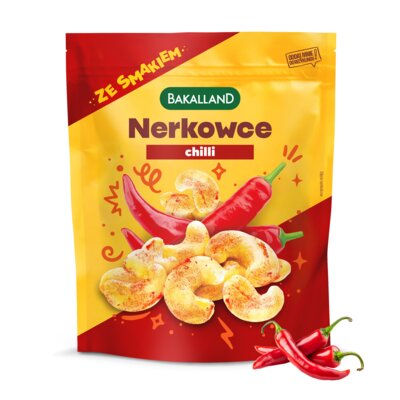 Orzechy nerkowca prażone BAKALLAND Chilli (70 g)