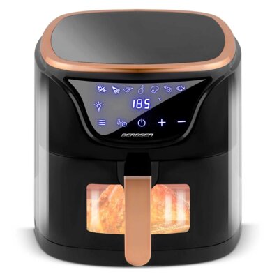 Frytkownica beztłuszczowa Air Fryer BERDSEN BD-652 5l Czarno-złoty